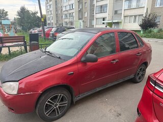 2006 Lada (ВАЗ) Kalina I, красный, 150000 рублей, вид 4