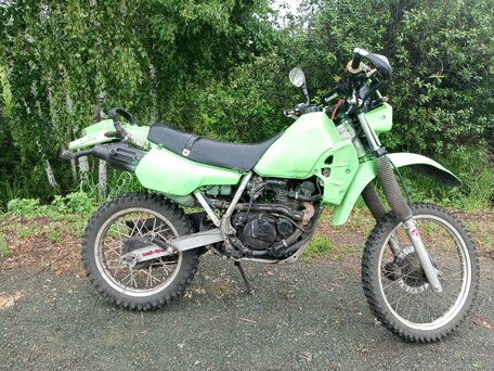 1998 Kawasaki KLR 250, зелёный, 190000 рублей, вид 3