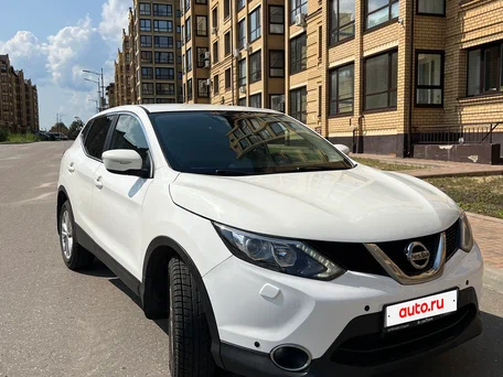 2014 Nissan Qashqai II, белый, 1300000 рублей, вид 1
