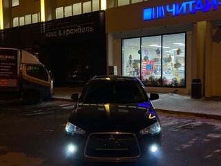 2012 Mitsubishi Lancer X Рестайлинг, чёрный, 790000 рублей, вид 1