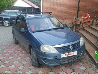 2011 Renault Logan I Рестайлинг, синий, 450000 рублей, вид 1