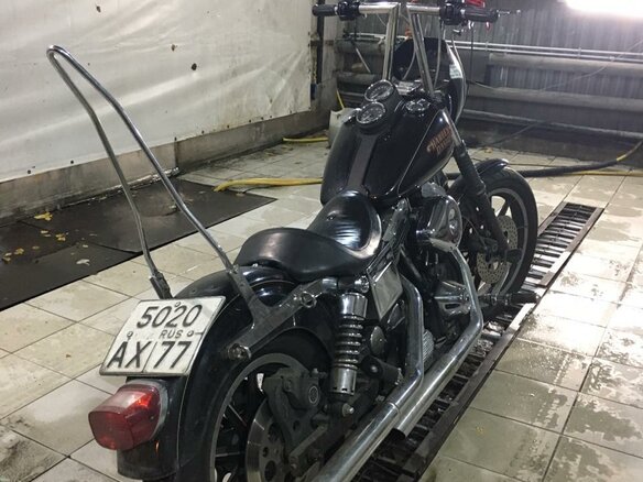 1996 Harley-Davidson Dyna Low Rider, чёрный - вид 4