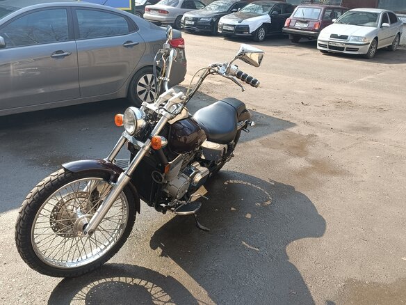 2009 Honda Shadow 750, коричневый, 490000 рублей - вид 9