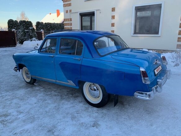 1958 ГАЗ 21 «Волга» 21В, голубой - вид 9