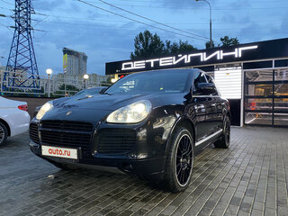 2004 Porsche Cayenne Turbo I (955), чёрный, 2500000 рублей, вид 2