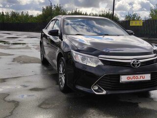2016 Toyota Camry VII (XV50) Рестайлинг, чёрный, 2000000 рублей, вид 4