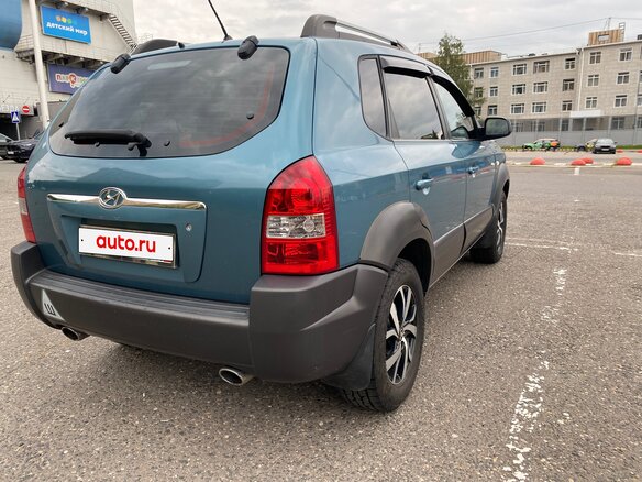 2006 Hyundai Tucson I, зелёный, 580000 рублей - вид 4