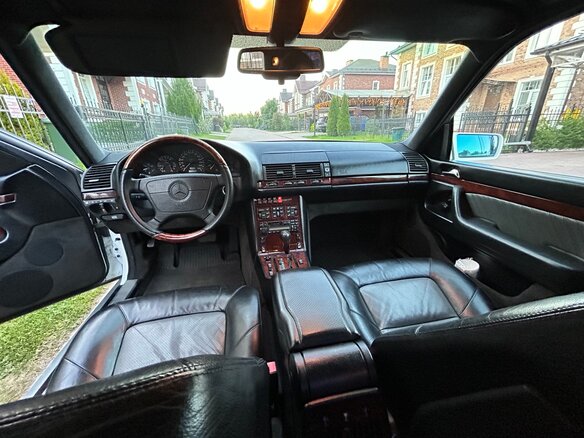 1995 Mercedes-Benz S-Класс 600 Long III (W140) Рестайлинг, белый, 5500000 рублей - вид 15