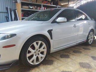 2007 Mazda 6 I (GG) Рестайлинг, серебристый, 700000 рублей, вид 1