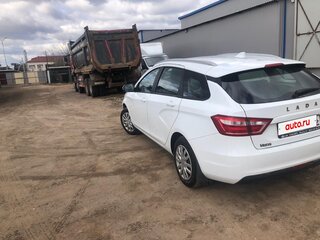 2018 Lada (ВАЗ) Vesta SW I, белый, 635000 рублей, вид 4