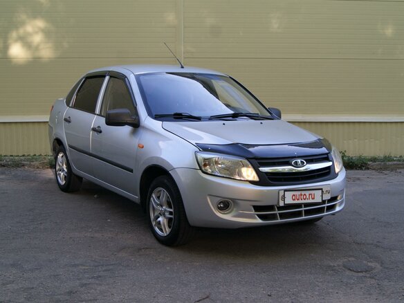 2013 Lada (ВАЗ) Granta I, серебристый - вид 2