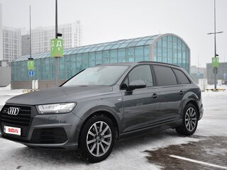 2017 Audi Q7 II (4M), серый, 5100000 рублей, вид 4