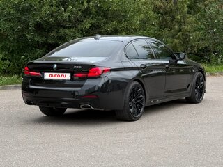 2021 BMW 5 серии 520i VII (G30/G31/G38) Рестайлинг, чёрный, 3840000 рублей, вид 4