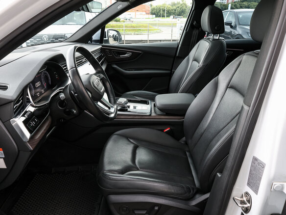 2020 Audi Q7 45 TDI II (4M) Рестайлинг, белый - вид 14