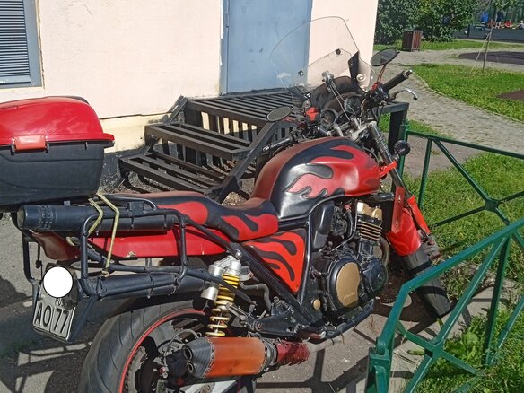 1994 Honda CB 400 Super Four, красный, 220000 рублей