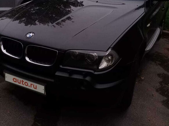 2005 BMW X3 30i I (E83), чёрный