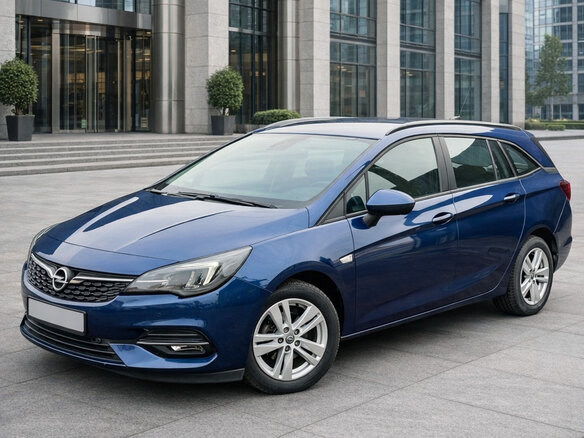 2021 Opel Astra K Рестайлинг, синий, 1120000 рублей