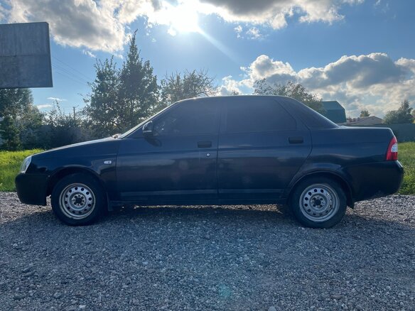 2008 Lada (ВАЗ) Priora I, чёрный, 200000 рублей - вид 1
