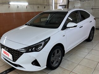 2021 Hyundai Solaris II Рестайлинг, белый, 1900000 рублей, вид 1