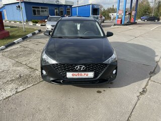 2021 Hyundai Solaris II Рестайлинг, чёрный, 1350000 рублей, вид 1