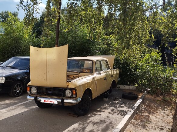1976 Москвич 412 ИЭ, жёлтый, 38000 рублей - вид 5