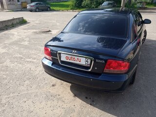 2006 Hyundai Sonata ТагАЗ IV (EF) Рестайлинг, синий, 300000 рублей, вид 4