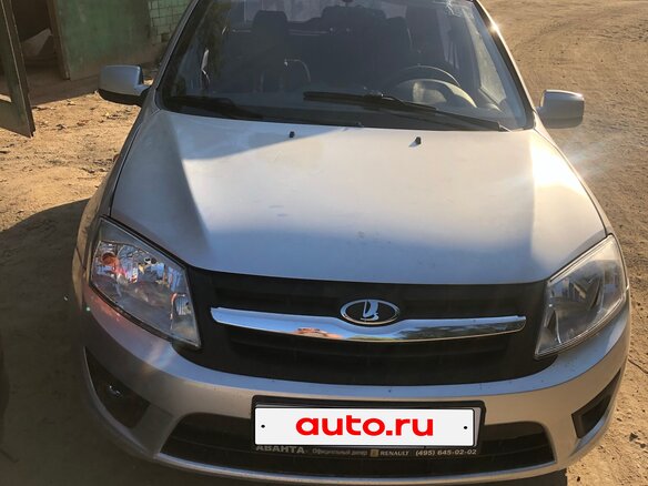 2012 Lada (ВАЗ) Granta I, серебристый, 210000 рублей - вид 1