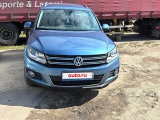 2014 Volkswagen Tiguan I Рестайлинг, синий, 1380000 рублей, вид 1