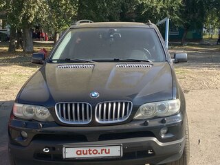 2005 BMW X5 4.4i I (E53) Рестайлинг, чёрный, 1600000 рублей, вид 2
