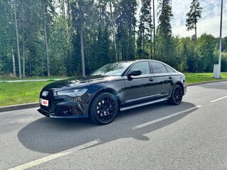 2016 Audi A6 IV (C7) Рестайлинг, чёрный, 2450000 рублей, вид 2