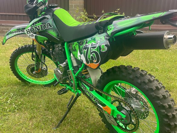 2003 Honda XR 250, зелёный, 399000 рублей - вид 5