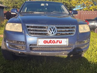 2004 Volkswagen Touareg I, синий, 615000 рублей, вид 3