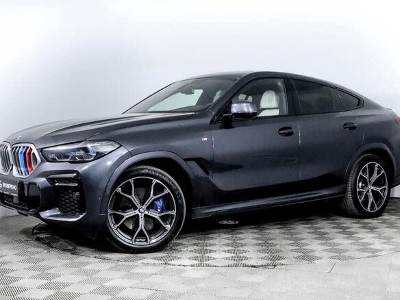 2021 BMW X6 30d III (G06), серый, 8350000 рублей - вид 3