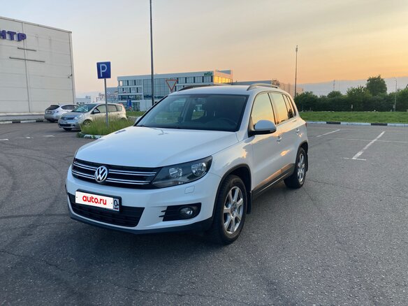 2012 Volkswagen Tiguan I Рестайлинг, белый, 1050000 рублей - вид 2