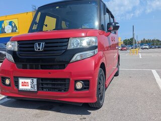 2014 Honda N-BOX I, красный, 750000 рублей, вид 3