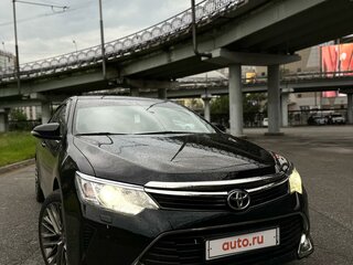 2016 Toyota Camry VII (XV50) Рестайлинг, чёрный, 2250000 рублей, вид 2