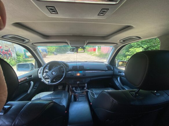 2003 BMW X5 3.0i I (E53) Рестайлинг, серый, 800000 рублей - вид 11