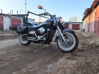 2001 Kawasaki VN800 Vulcan, чёрный, 500000 рублей, вид 1