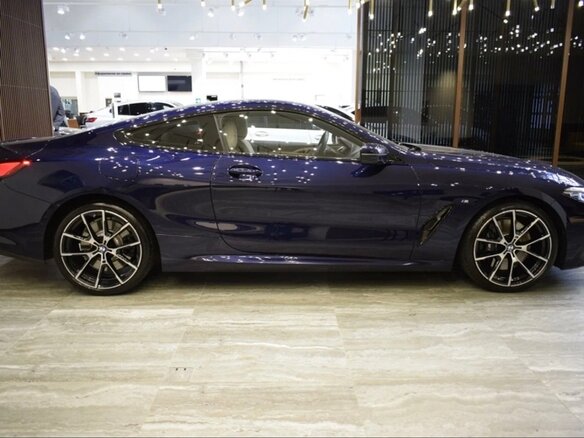 2021 BMW 8 серии 840d xDrive II (G14/G15/G16), синий - вид 4