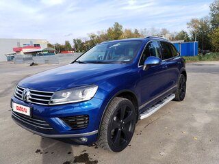 2015 Volkswagen Touareg II Рестайлинг, синий, 2300000 рублей, вид 1