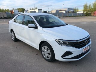 2021 Volkswagen Polo VI, белый, 1850000 рублей, вид 3