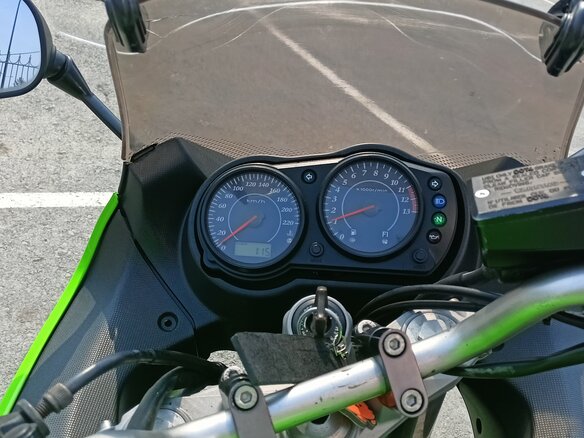 2010 Kawasaki ER-6F (Ninja 650R), зелёный, 320000 рублей - вид 8