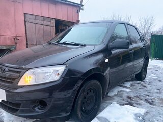 2012 Lada (ВАЗ) Granta I, чёрный, 370000 рублей, вид 1