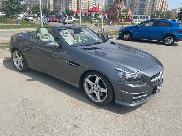2015 Mercedes-Benz SLK-Класс 300 III (R172), серый, 2790000 рублей - вид 3