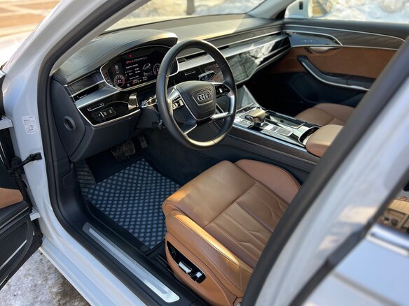 2018 Audi A8 Long 60 TFSI IV (D5), белый, 6888888 рублей - вид 14