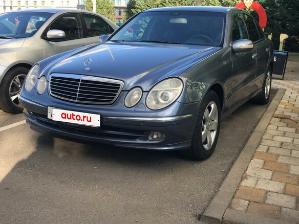 2004 Mercedes-Benz E-Класс 240 III (W211, S211), синий, 950000 рублей - вид 4