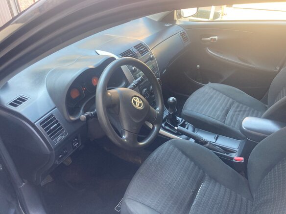2008 Toyota Corolla X (E140, E150), чёрный - вид 6