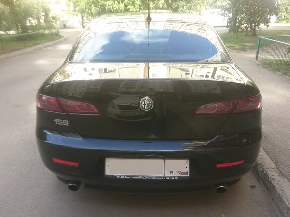2007 Alfa Romeo 159, чёрный - вид 5
