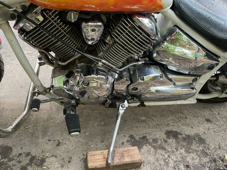 2000 Yamaha XVS1100, белый, 490000 рублей, вид 5