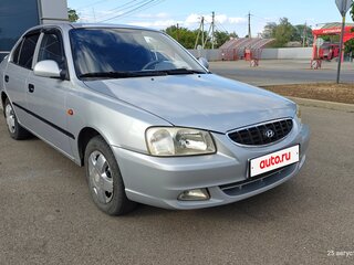 2007 Hyundai Accent ТагАЗ II, серебристый, 390000 рублей, вид 2